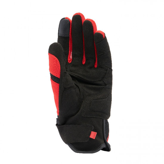 Dainese Mig 3 Air Tex Gloves B78 Black Red Mens Motorcycle Gloves - SKU 915/1815961B7801