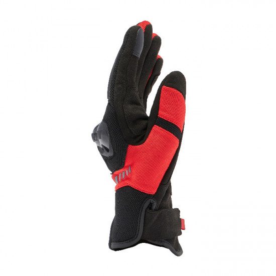 Dainese Mig 3 Air Tex Gloves B78 Black Red Mens Motorcycle Gloves - SKU 915/1815961B7801