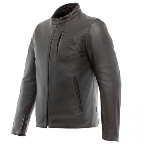 Dainese Fulcro Leather Jacket 005 Dark Brown