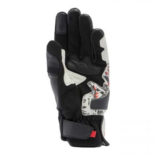 Dainese Mig 3 Uni Leather Gloves 32J Black Red White Mens Motorcycle Gloves - SKU 915/181593432J01