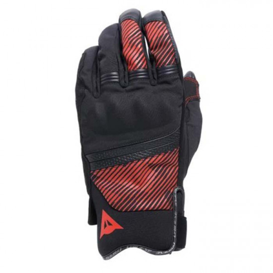 Dainese Fulmine D-Dry Gloves 684 Black Red Mens Motorcycle Gloves - SKU 915/181000968401