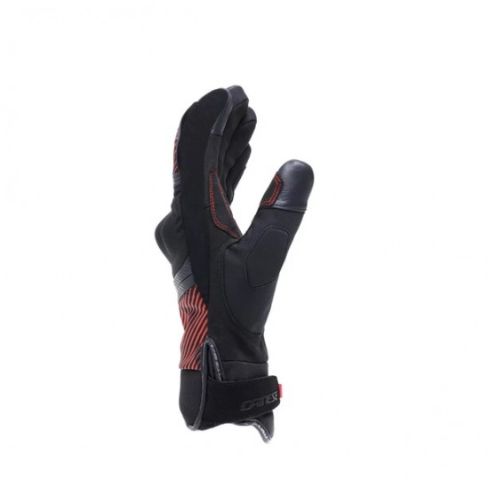 Dainese Fulmine D-Dry Gloves 684 Black Red Mens Motorcycle Gloves - SKU 915/181000968401