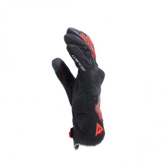 Dainese Fulmine D-Dry Gloves 684 Black Red Mens Motorcycle Gloves - SKU 915/181000968401