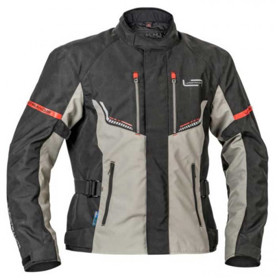 Lindstrands Sylarna Black Grey Waterproof Touring Jacket Mens Motorcycle Jackets - SKU 7202406320948