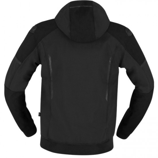 Richa Atomic 2 Black Softshell Waterproof Hoodie Mens Motorcycle Jackets - SKU 082/2ATMII/BK/02