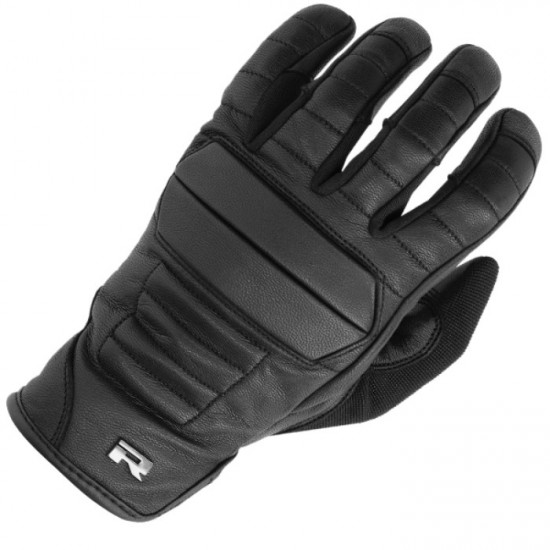 Richa Desmo Black Leather Gloves Mens Motorcycle Gloves - SKU 081/5DES/BK/02