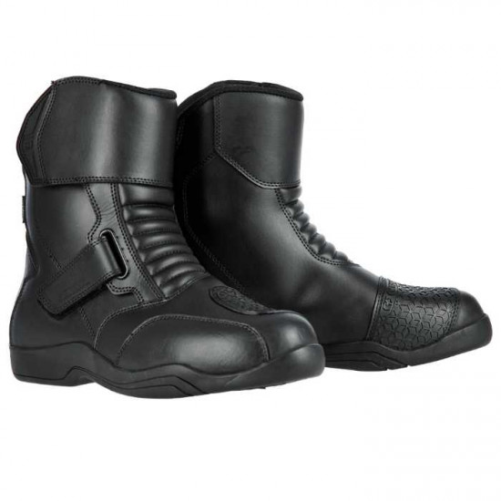 Oxford Delta Short Mens Boots Black Mens Motorcycle Touring Boots - SKU BM21130240