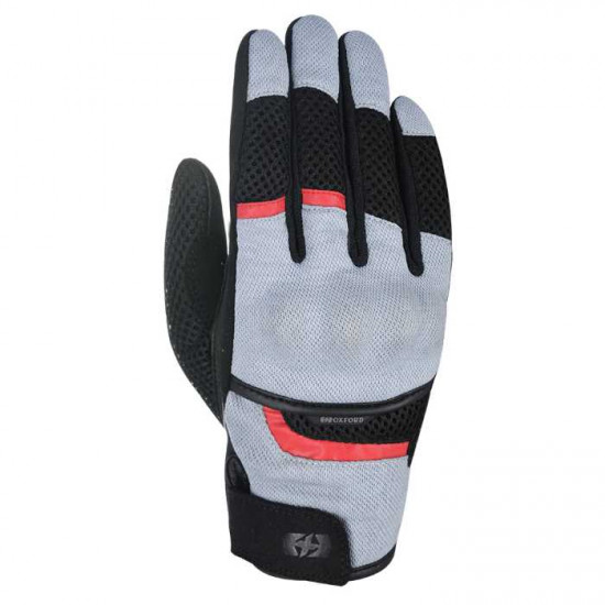 Oxford Brisbane Air Mens Short Summer Glove Tech Grey Black