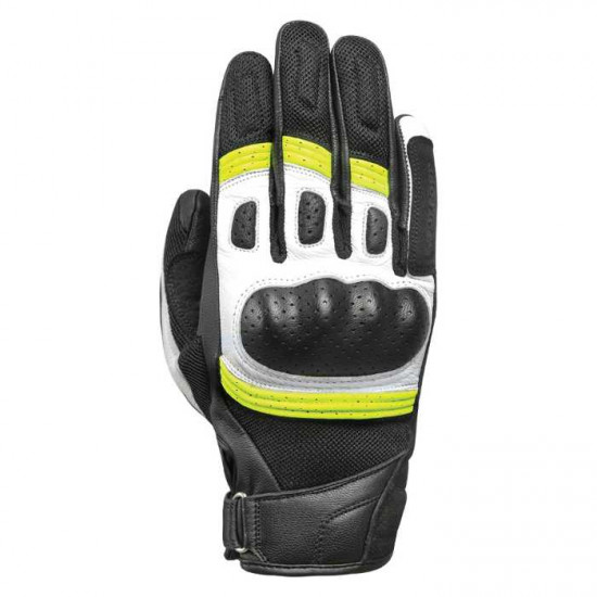 Oxford RP-6S Mens Glove Black White Fluo