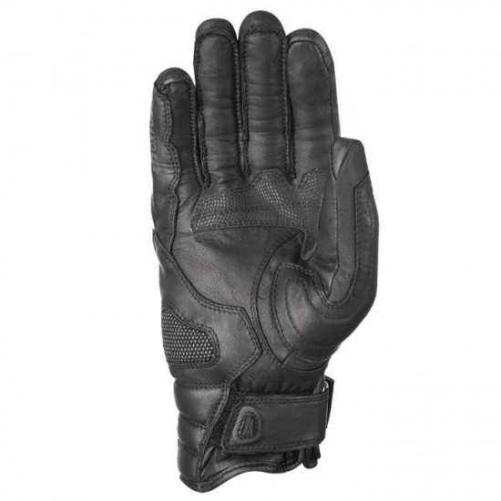 Oxford Mondial Short Mens Glove Tech Black Mens Motorcycle Gloves - SKU GM1961012XL