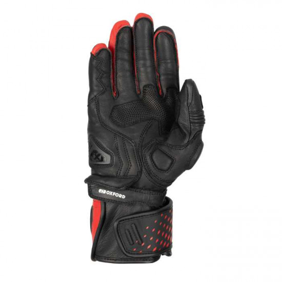 Oxford Nexus Mens Glove Black White Red