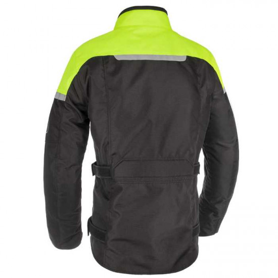 Oxford Spartan Long WP Mens Jacket Black Fluo Mens Motorcycle Jackets - SKU SM2101022XL