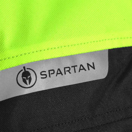 Oxford Spartan Long WP Mens Jacket Black Fluo Mens Motorcycle Jackets - SKU SM2101022XL