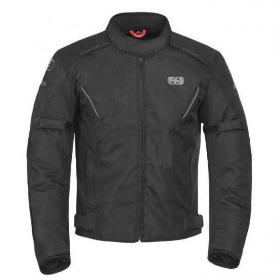 Oxford Delta 1.0 Mens Jacket Tech Black Mens Motorcycle Jackets - SKU TM1931012XL