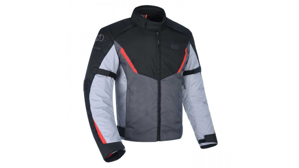 Oxford Delta 1.0 Mens Jacket Black Grey Red