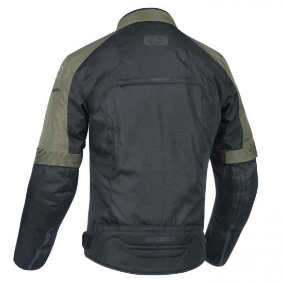 Oxford Delta 1.0 Mens Jacket Black Green Mens Motorcycle Jackets - SKU TM1931032XL