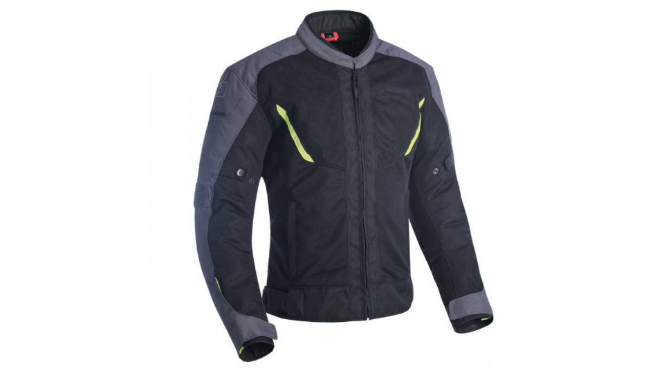 Oxford Delta 1.0 Mens Air Jacket Black Grey Fluo