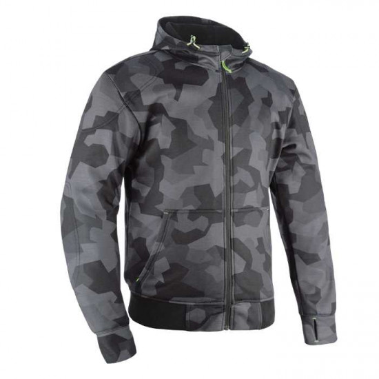 Oxford Super Hoodie 2 Mens Grey Camo Mens Motorcycle Jackets - SKU TM1945032XL