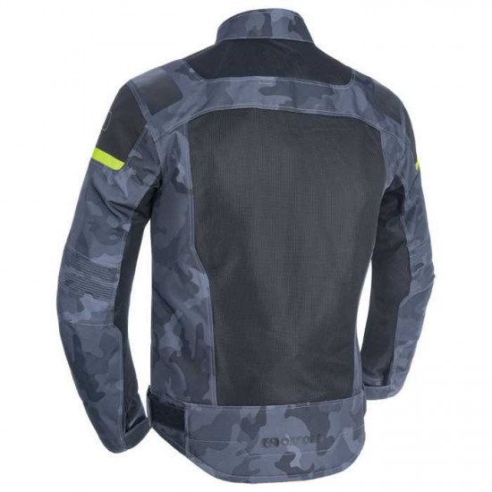 Oxford Dakar D2D Air Mens Jacket Grey Camo Mens Motorcycle Jackets - SKU TM2112012XL