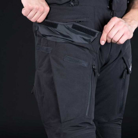 Oxford Stormland D2D Mens Pant Tech Black Long Mens Motorcycle Trousers - SKU TM216101L2XL