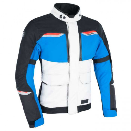 Oxford Mondial 2.0 Mens Jacket Grey Blue Red