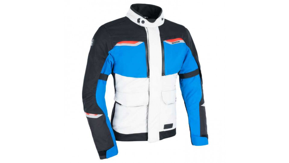 Oxford Mondial 2.0 Mens Jacket Grey Blue Red