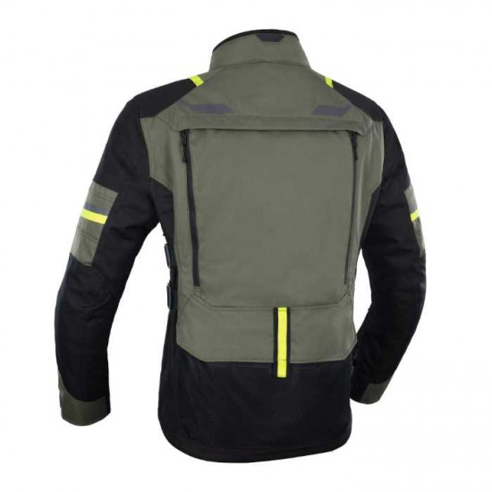 Oxford Rockland Mens Jacket Khaki Black Fluo