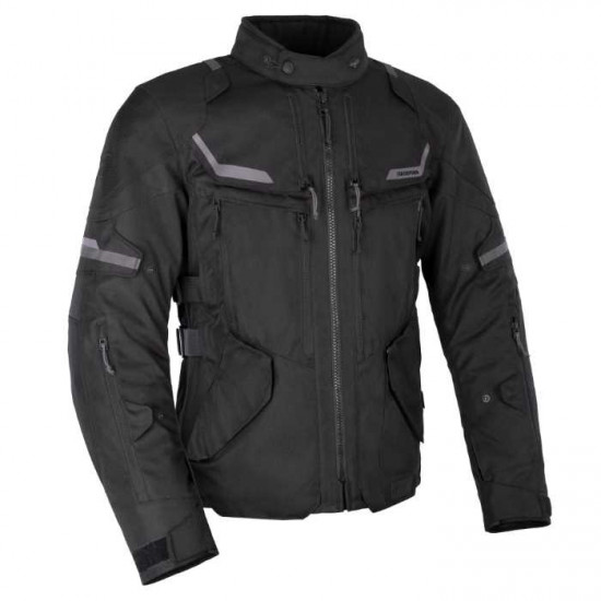 Oxford Rockland Mens Jacket Black Mens Motorcycle Jackets - SKU TM2214042XL