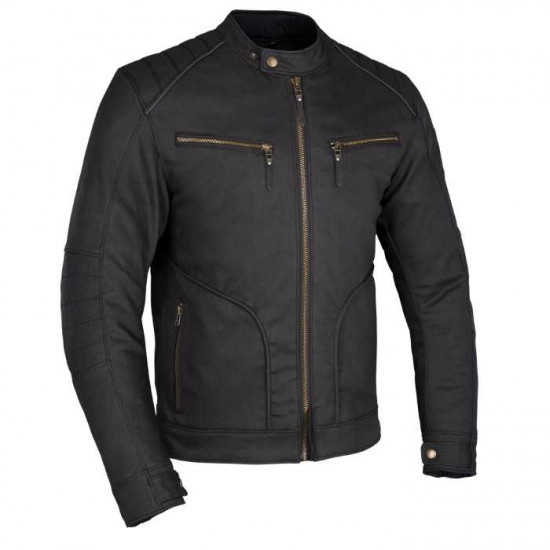 Oxford Holborn Mens Jacket Stealth Black Mens Motorcycle Jackets - SKU TM2342012XL