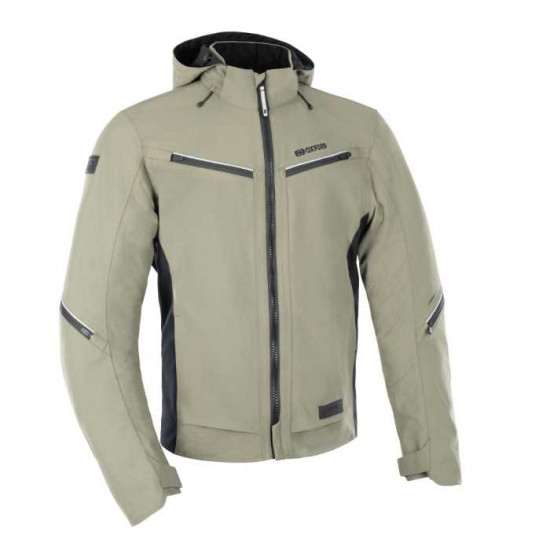 Oxford Mondial Street Dry2Dry Mens Jacket Khaki Mens Motorcycle Jackets - SKU TM2343022XL