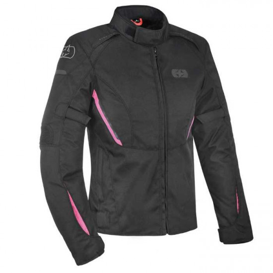 Oxford Iota 1.0 Ladies Jacket Tech Black Pink Ladies Motorcycle Jackets - SKU TW19310110