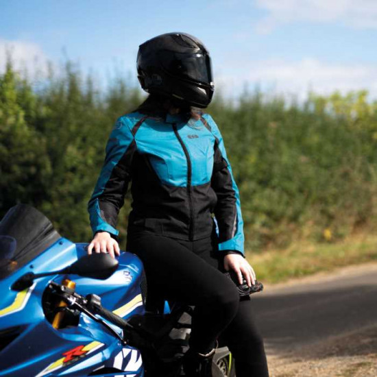 Oxford Iota 1.0 Ladies Jacket Teal Ladies Motorcycle Jackets - SKU TW19310310