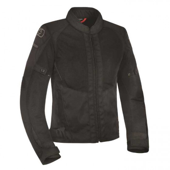 Oxford Iota 1.0 Ladies Air Jacket Stealth Black Ladies Motorcycle Jackets - SKU TW19320110