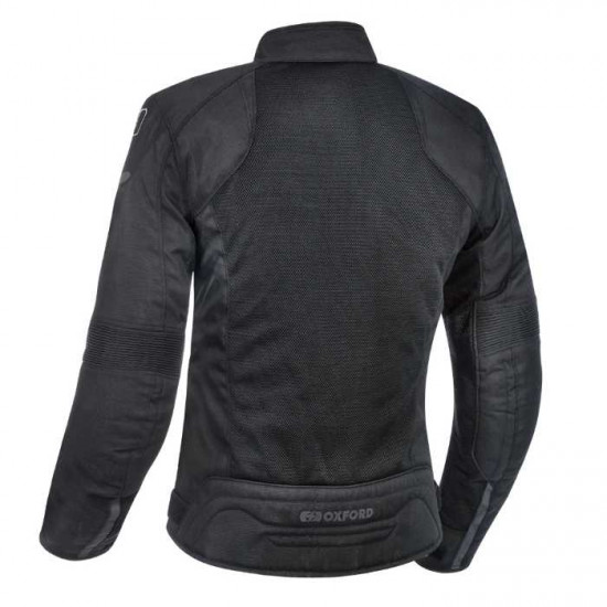 Oxford Iota 1.0 Ladies Air Jacket Stealth Black Ladies Motorcycle Jackets - SKU TW19320110