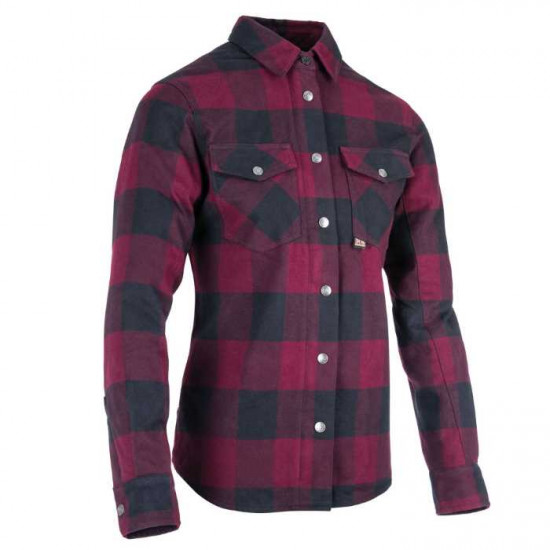 Oxford Kickback 2.0 Ladies Shirt Red Ladies Motorcycle Jackets - SKU TW22410210