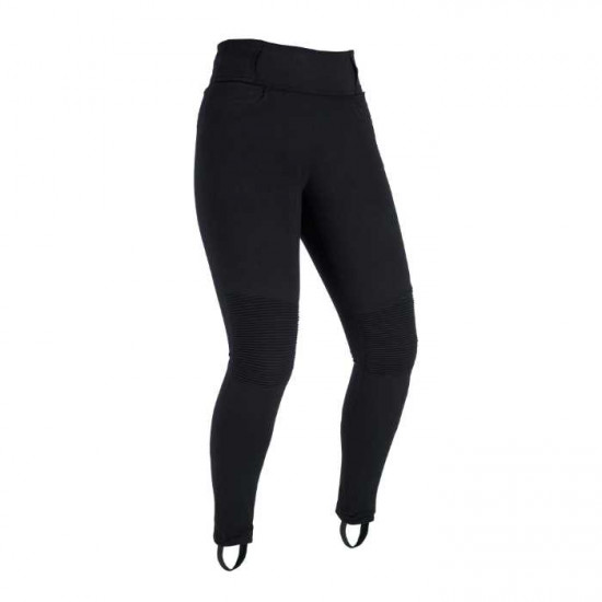 Oxford Super Moto Legging Ladies Black Regular Ladies Motorcycle Trousers - SKU TW229101R10