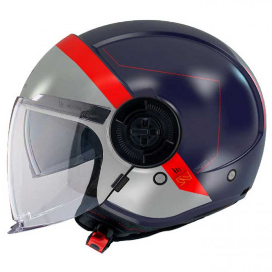 MT Viale SV S 68 Unit Blue Silver Helmet Open Face Helmets - SKU M13258653713