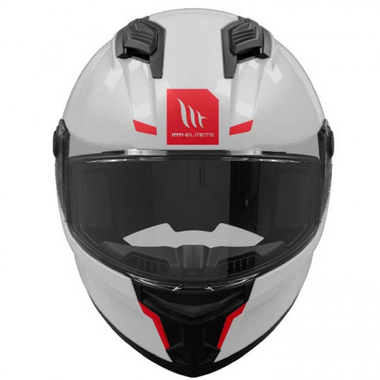 MT Stinger 2 Gloss White Helmet Full Face Helmets - SKU M133400000013