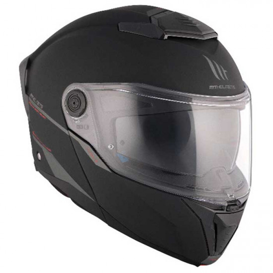 MT Atom 2 Matt Black Helmet Flip Front Motorcycle Helmets - SKU M13350000133