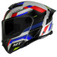 MT Atom 2 Bast Gloss Red White Blue Helmet