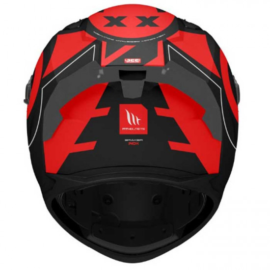 MT Braker SV Inox Matt Black Red Helmet Full Face Helmets - SKU M1346A550533