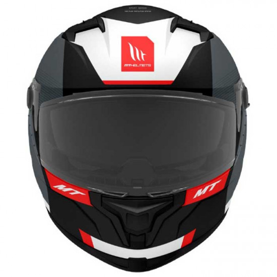 MT Braker SV Chento Matt Black White Helmet Full Face Helmets - SKU M1346A561033