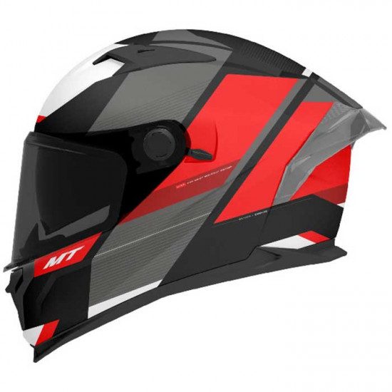 MT Braker SV Chento Matt Black Red Helmet Full Face Helmets - SKU M1346A561533