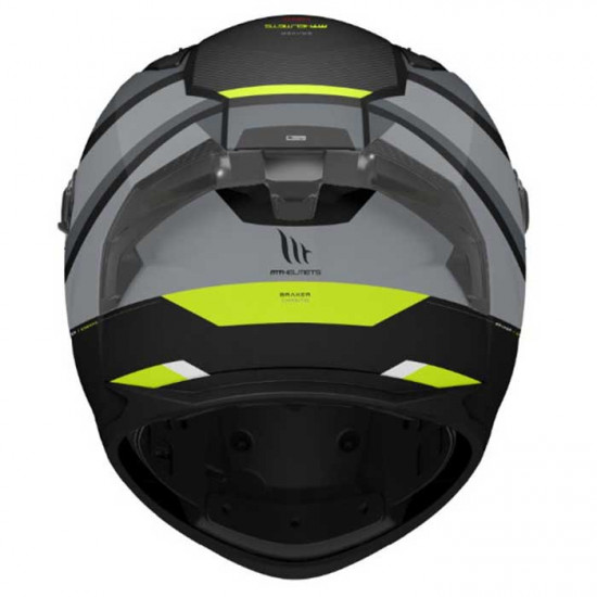 MT Braker SV Chento Matt Black Yellow Helmet