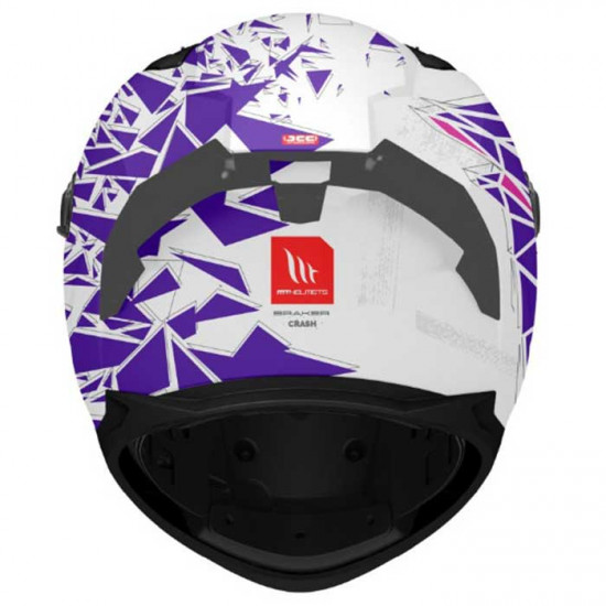 MT Braker SV Crash Matt White Pink Purple Helmet Full Face Helmets - SKU M1346B180833