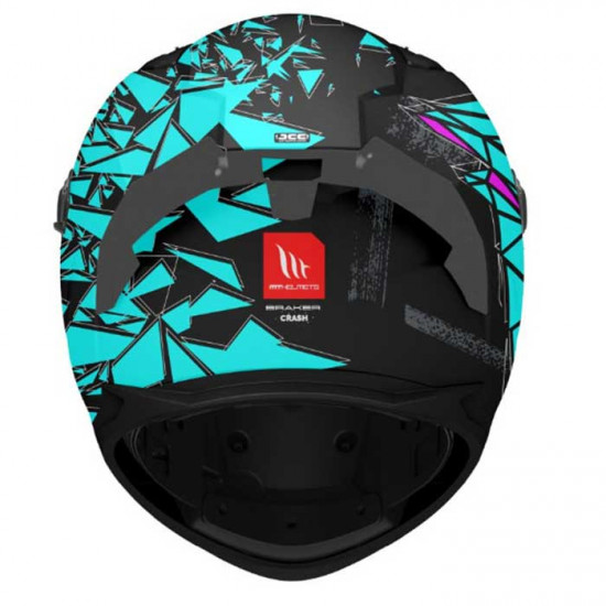 MT Braker SV Crash Matt Black Purple Blue Helmet Full Face Helmets - SKU M1346B181833