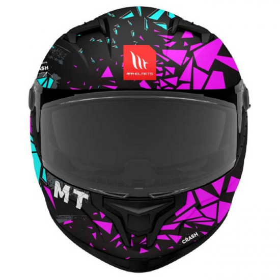 MT Braker SV Crash Matt Black Purple Blue Helmet Full Face Helmets - SKU M1346B181833