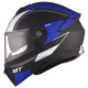 MT Genesis SV Cave Matt Black Blue Helmet