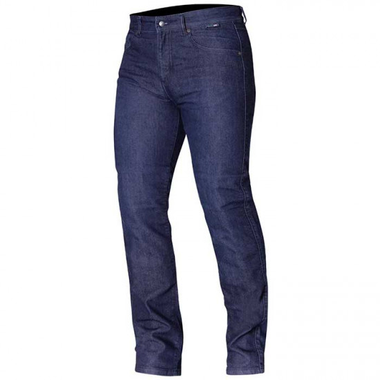 Route One Merlin Colby Dark Blue Short Jean Motorcycle Jeans - SKU DNM056/DKBLU/SHT/30