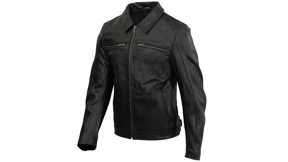 Merlin Kingsbury D3O Leather Black Jacket